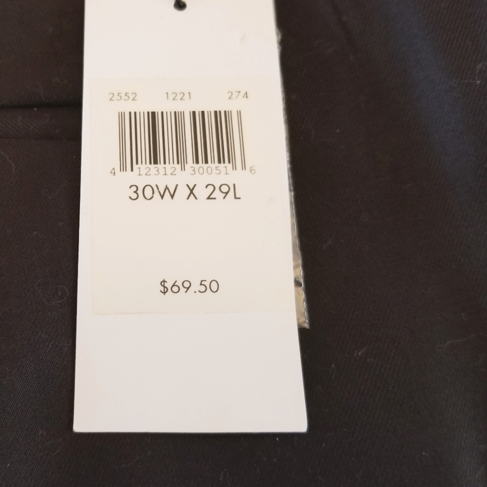 NWT Calvin Klein Dylan Tailored Fit Mens Brown Pants 30W x 29L - Picture 5 of 5